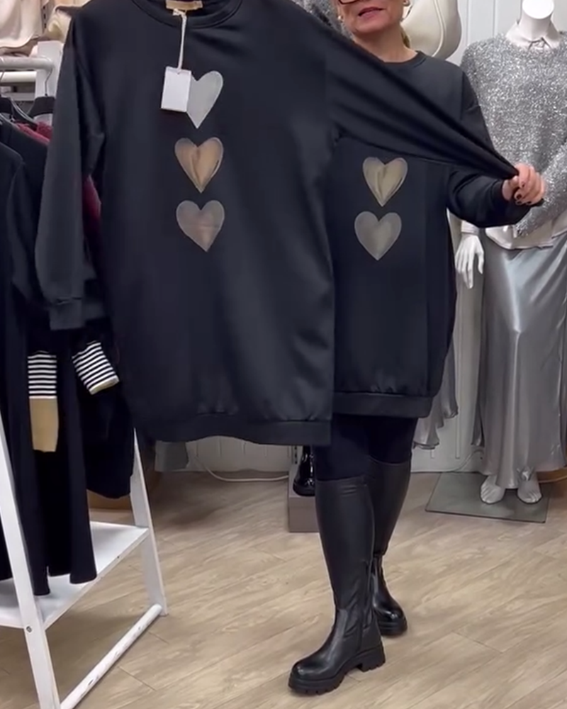 WW | Shift Herz Muster Lässig