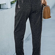 WW | Leopardenmuster Jogginghose Mit Taschen
