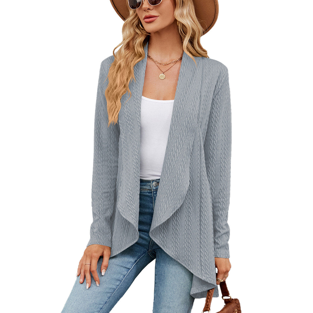 WW | Langärmelige Jacke für Damen In Uni-Farbe