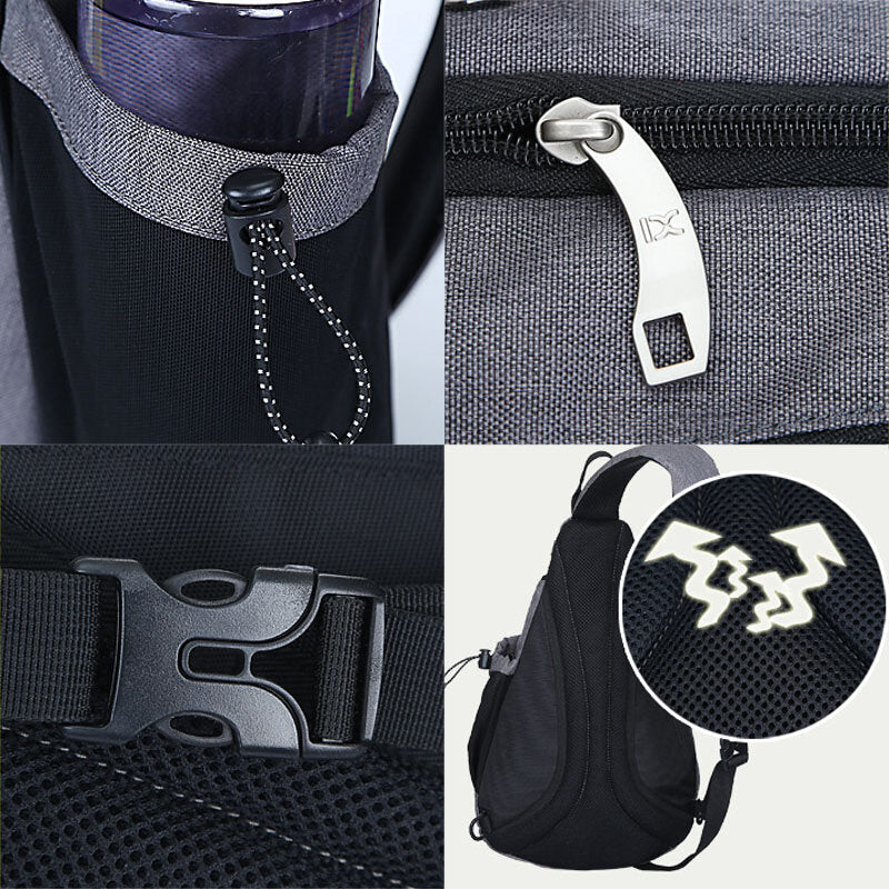 WW | Große Lagertruhe Tasche Reflektierend gestreiftes Design Reisetasche Umhängetasche Liebhaber Taschen