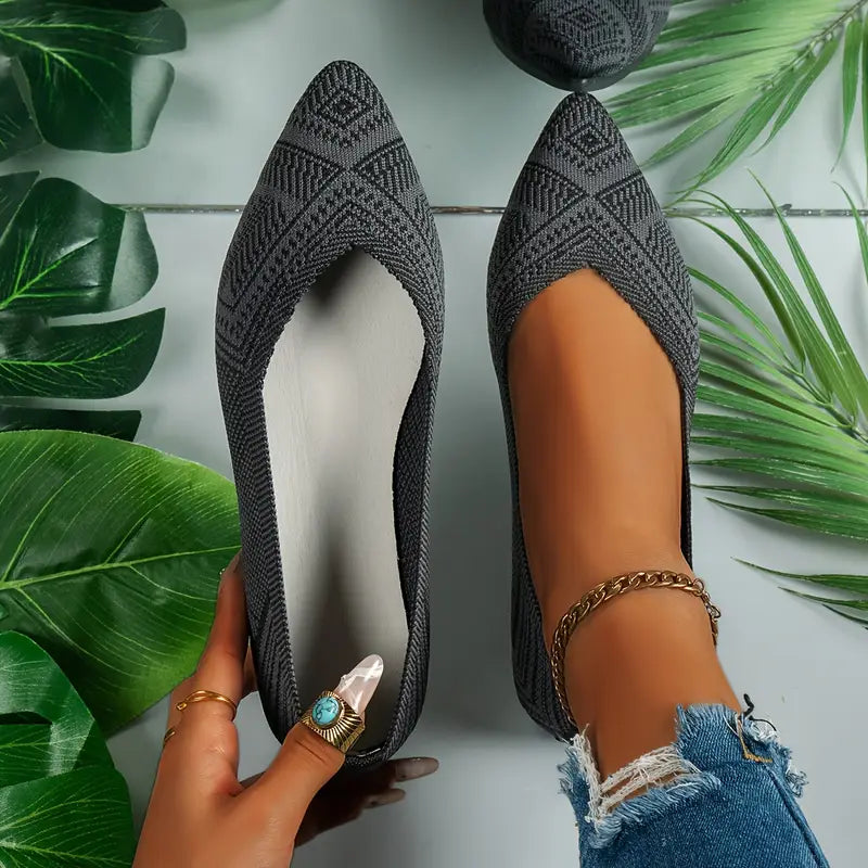 WW | Stilvolle Flache Sandalen mit Spitzer Zehenpartie