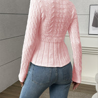 WW | Gestrickter Damenpullover - Luxus Strickmuster mit bequemem Schnitt