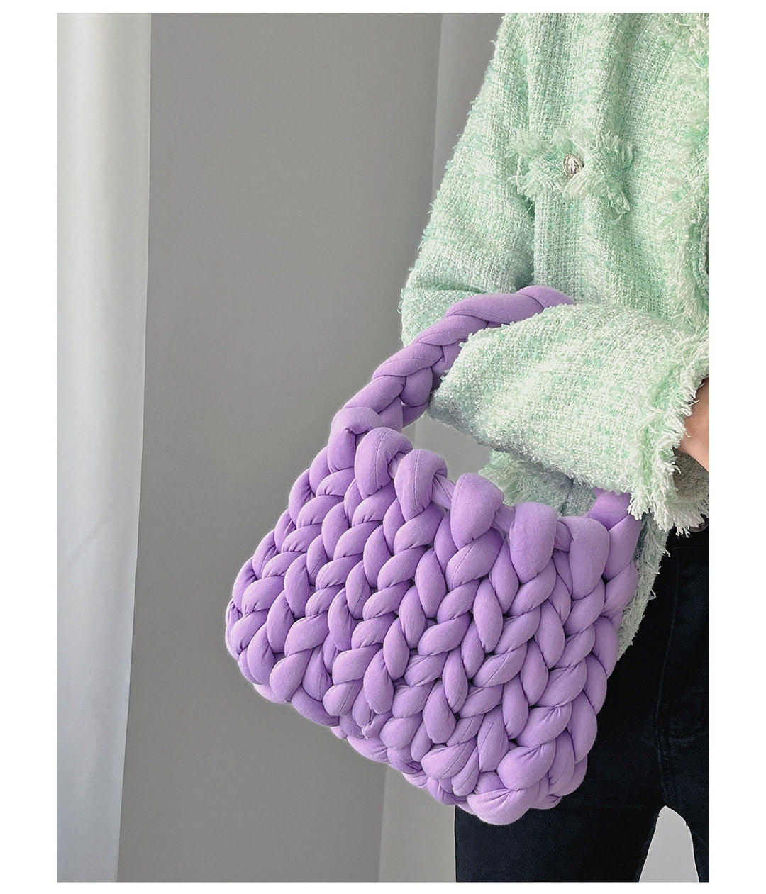Damen Tasche aus handgewebtem Material