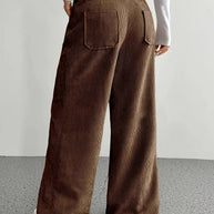 WW | Cordhose Mit Weitem Bein Für Frauen