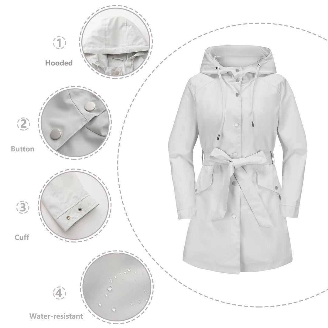 W&W Mode | Wasserdichter Trenchcoat