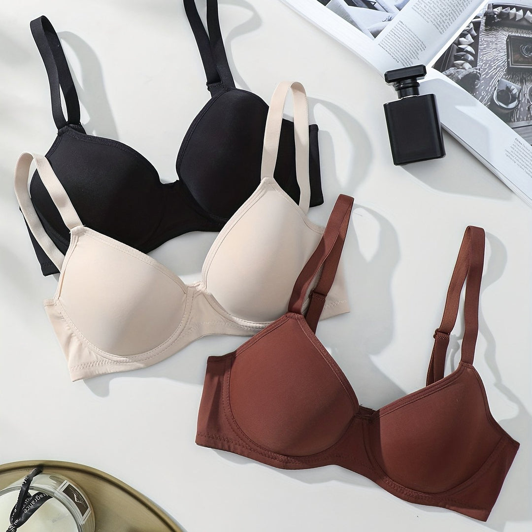 W&W Mode | 3 Teilig Nahtlos Anti Ablehnung Push up Bh