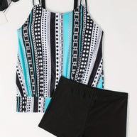 WW | Tankini-Set mit Streifen und Punkten