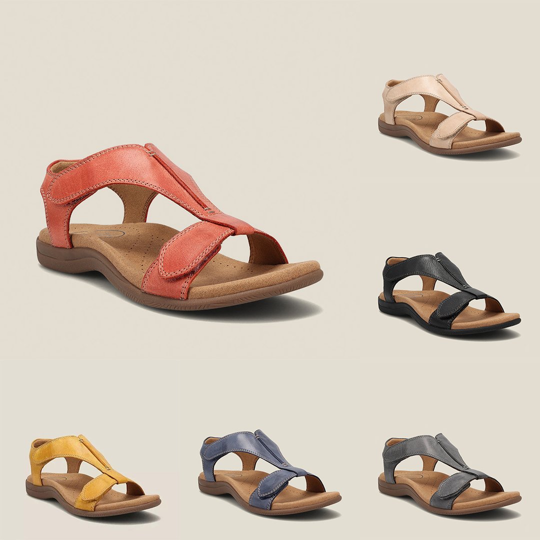 WW | Orthopädische Leder Komfortsandalen