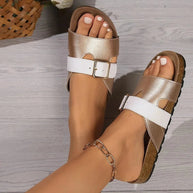WW | Damen-Sandalen aus Leder mit Komfortsohle - Perfekt für den Sommer