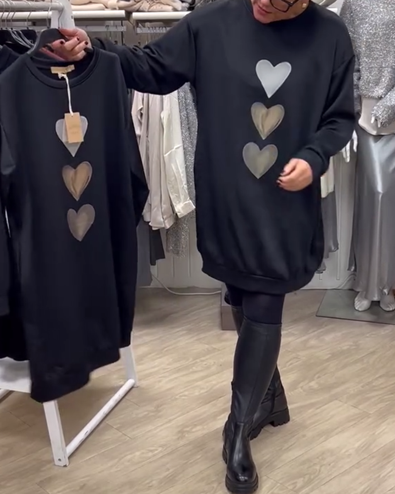 WW | Shift Herz Muster Lässig