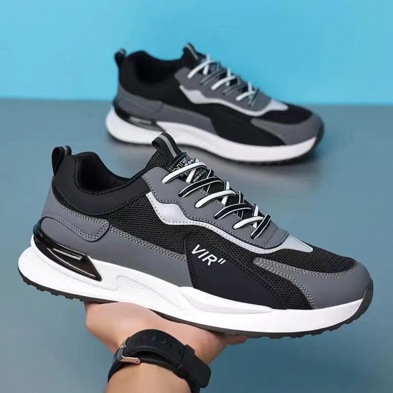 WW | Atmungsaktive Herren Laufschuhe Mit Farbblock Design