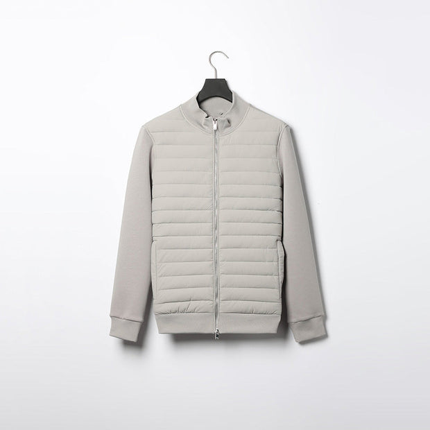 WW | Leichte Stehkragen Strickjacke Gefütterte Freizeitjacke Mit Reißverschluss Für Frühling & Herbst