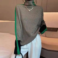 WW | Rollkragenpullover im Farbblockdesign