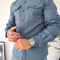 WW | Premium-Jacke mit Knopfverschluss für Herren | Stylische und bequeme Jacke