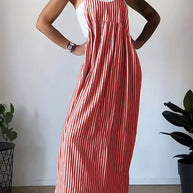 Alice™ | Casual Overall-Kleid mit Streifen