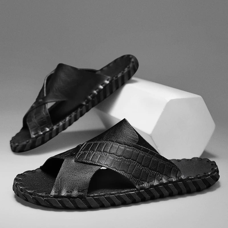 W&W Mode | Rutschfeste, Wasserdichte Herrensandalen