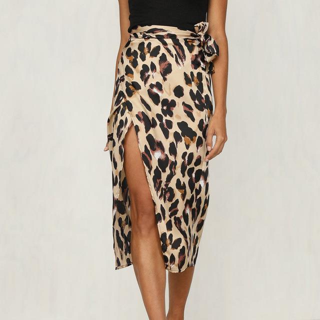 WW | Eleganter Rock mit Leopardenmuster