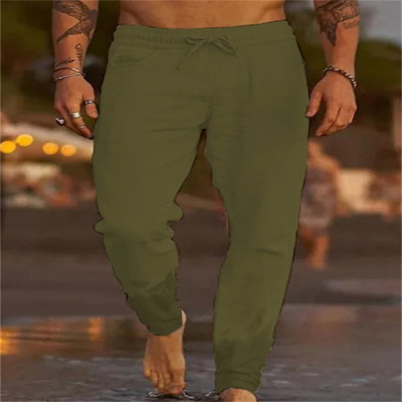 WW | Lässige Leinenhose Für Herren