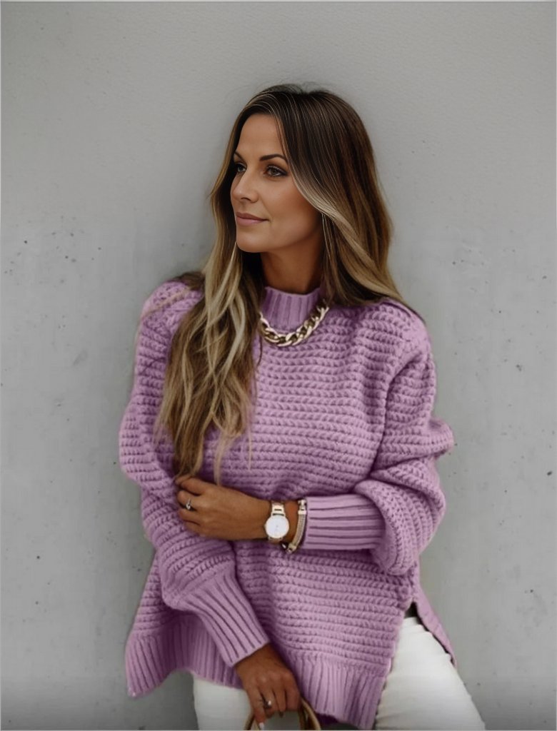 WW Pullover | Weicher Gestrickter Pullover für Damen