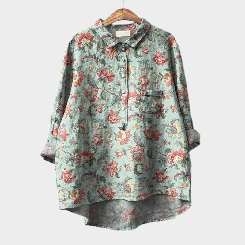 WW | Weiche Bluse mit fließendem Schnitt