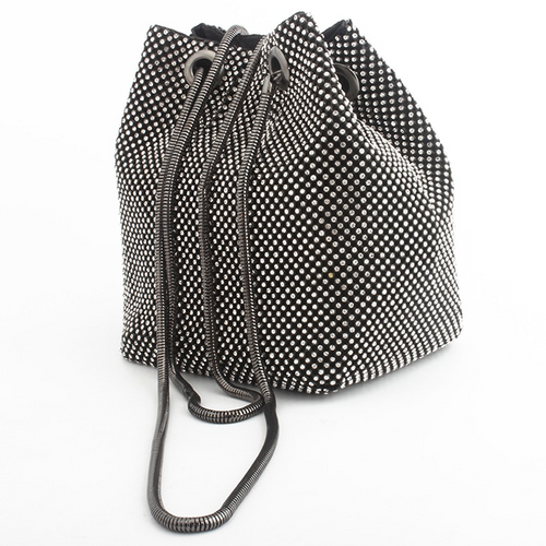 WW | Schultertasche - Schwarz, Silber Gold - Luxus und Vielseitige Ausstrahlung