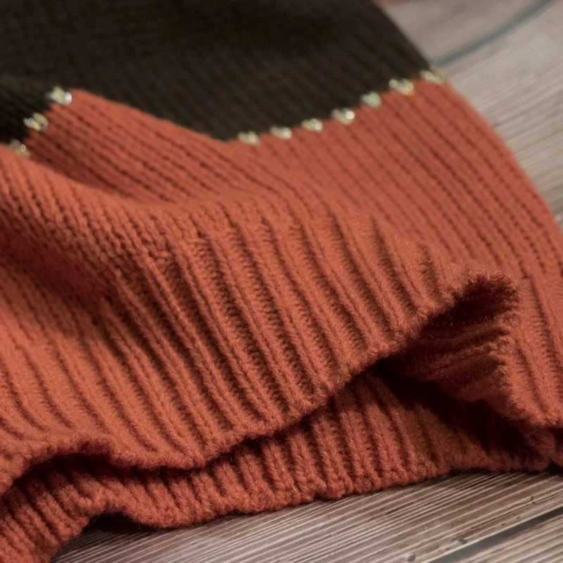 W&W Mode | Damen Gestreifter Langarmpullover