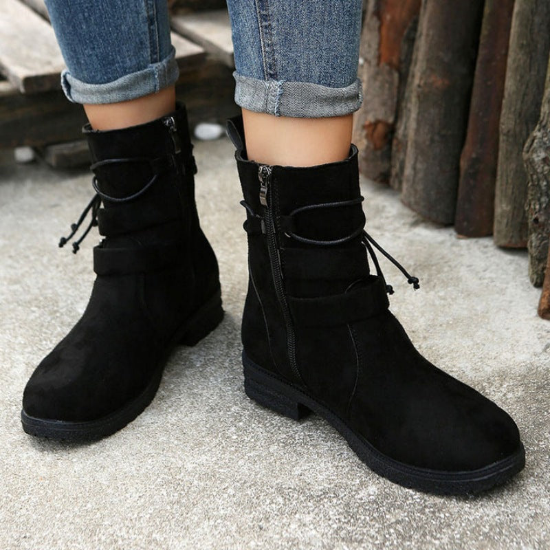 WW | Casual Damenstiefel mit Schnalle