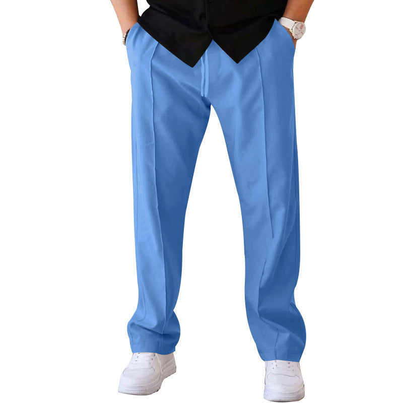 WW | Sportliche Herrenhose Mit Lockerem, Geradem Schnitt Und Kordelzug