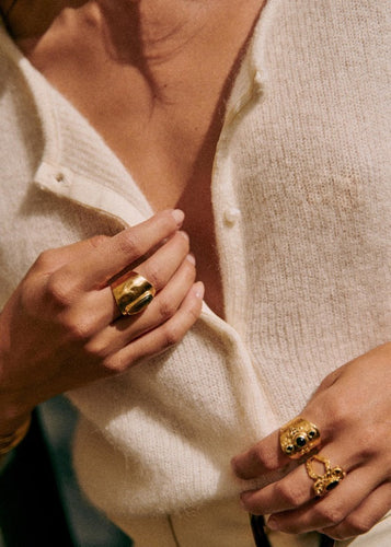 WW | Superweicher Chint Strickjacke Mit Knöpfen