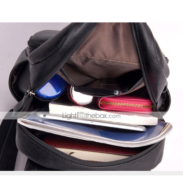 WW | Weinlese Leder Damen Rucksack