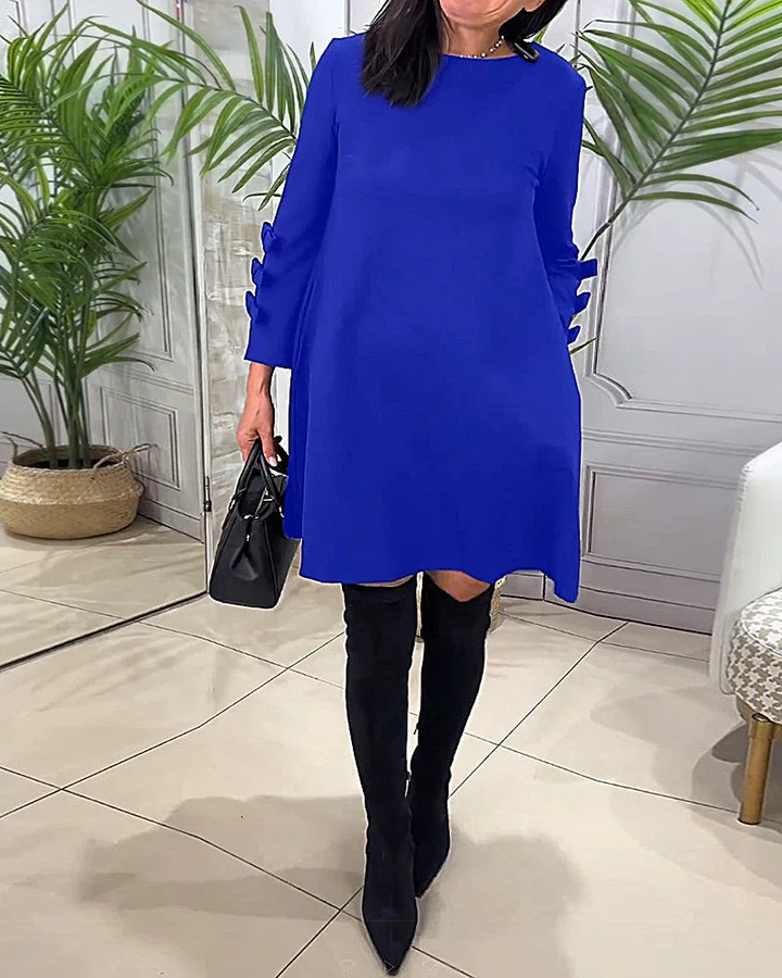 W&W Mode | Elegantes Langarmkleid
