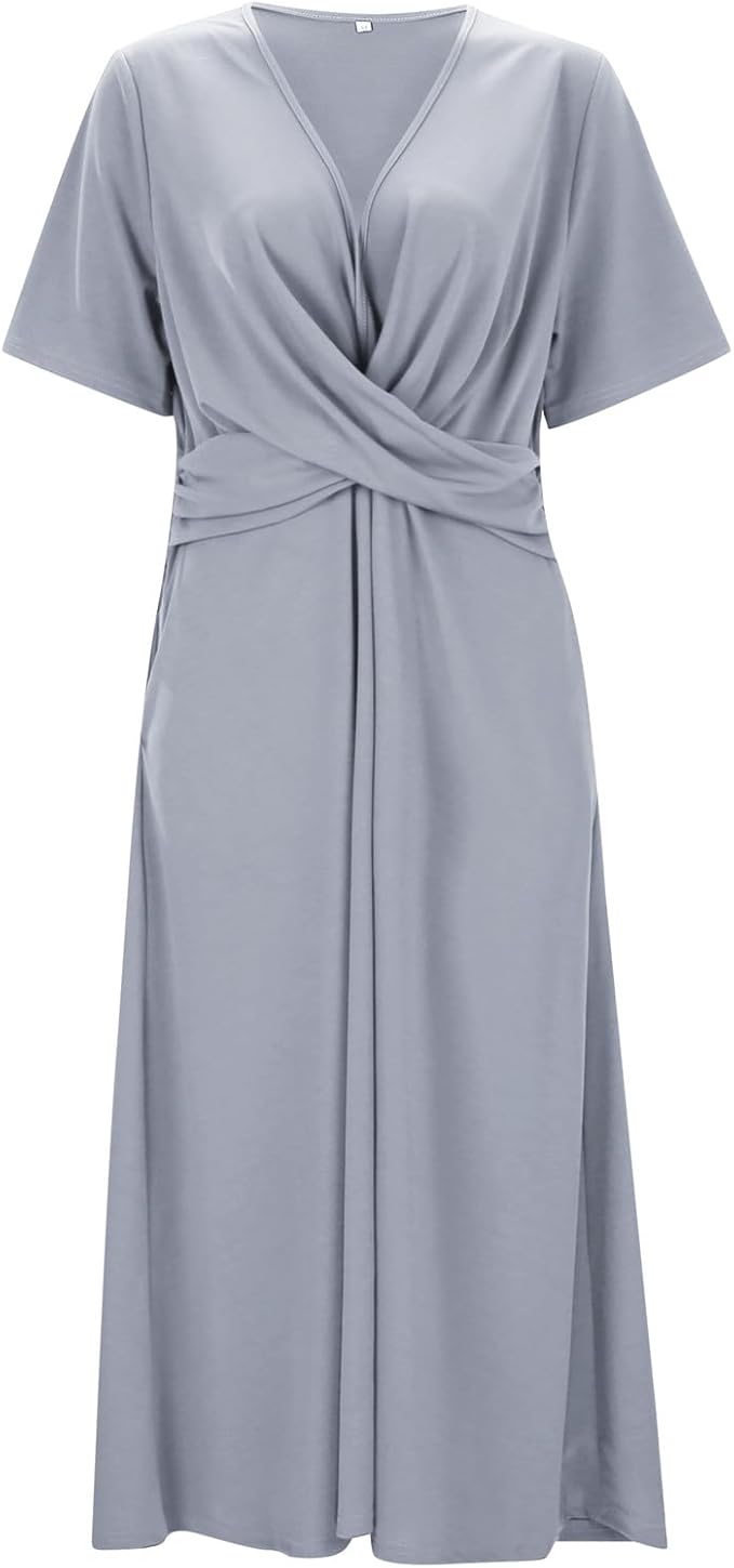 W&W Mode | Crossover Midikleid für Damen