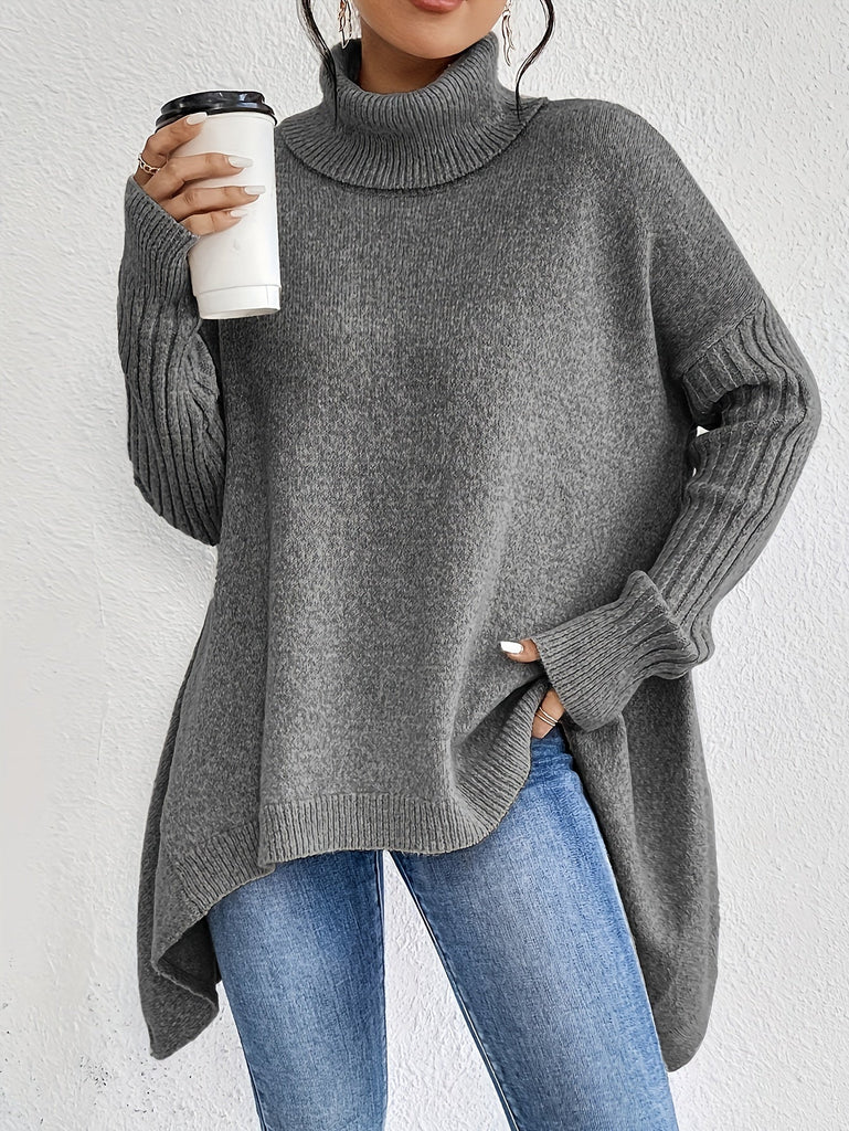 WW | Lässiger Longpullover Damen mit