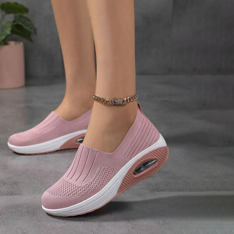 W&W Mode | Atmungsaktive Slip on Sneaker Mit Ergonomischer Sohle Für Damen