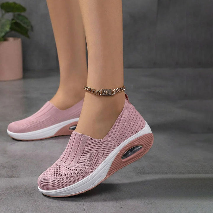 W&W Mode | Atmungsaktive Slip on Sneaker Mit Ergonomischer Sohle Für Damen