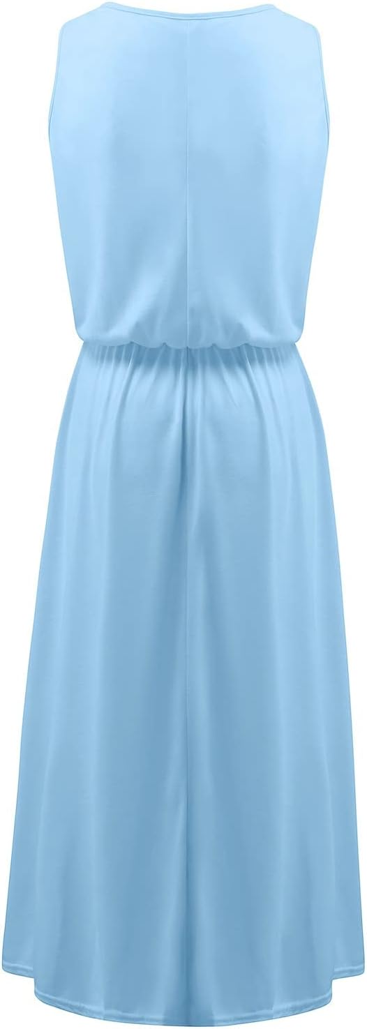 W&W Mode | Maxi Kleid - Einfaches Modal Boho Kleid in verschiedenen Farben