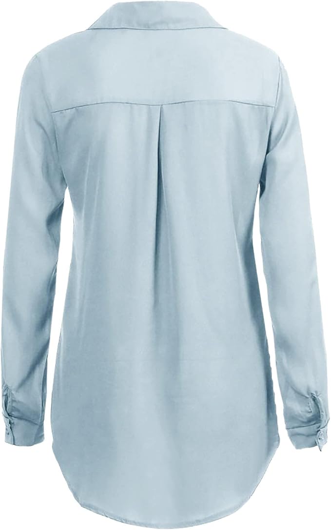 WW - Elegante Chiffonbluse für Frauen