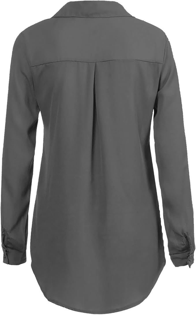 W&W Mode - Elegante Chiffonbluse für Frauen