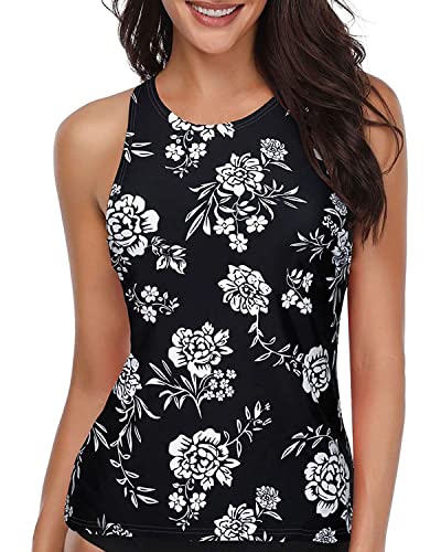 WW | Betonte Kurven High Neck Tankini Top Für Damen
