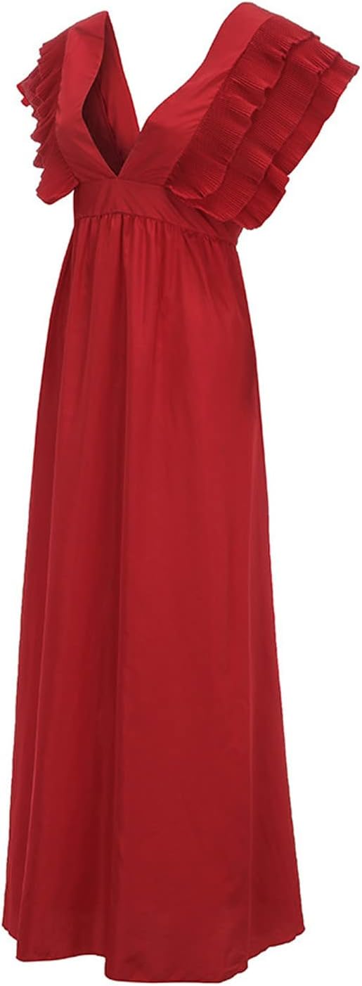 W&W Mode - Elegantes Kleid mit gerafften Ärmeln