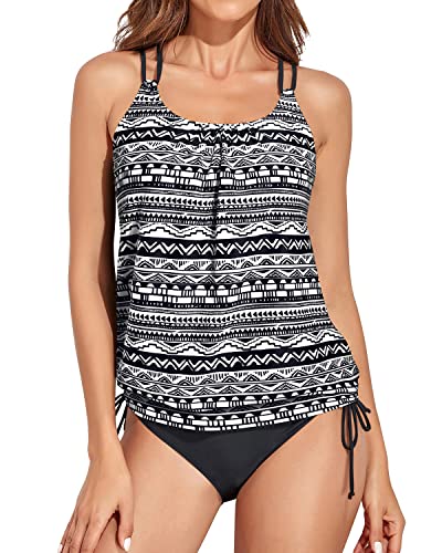 W&W Mode | Blouson Tankini Badeanzüge Für Frauen Bauch Kontrolle Schwimmanzüge