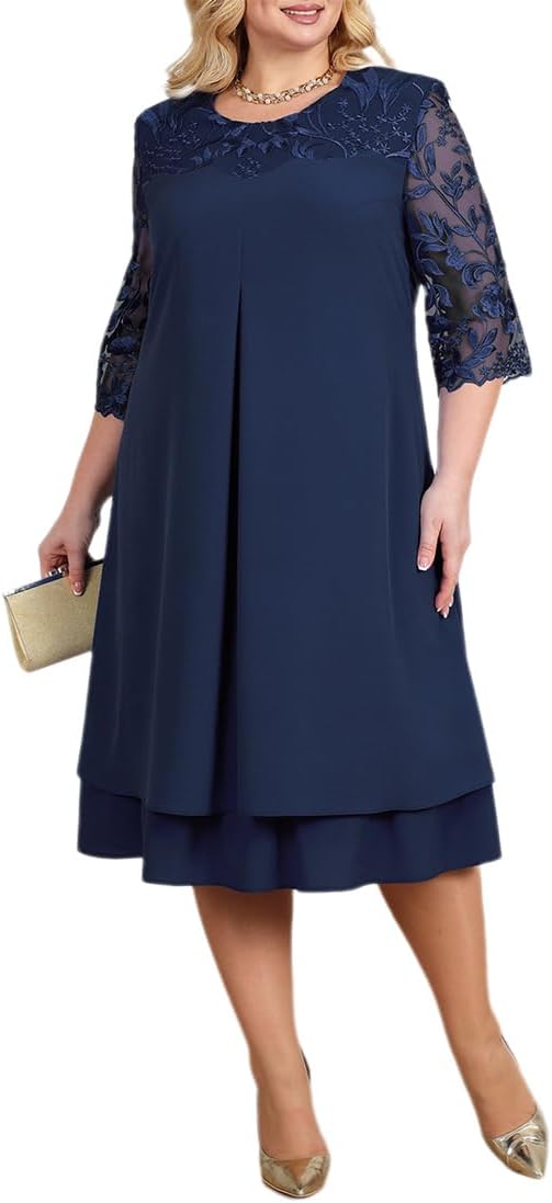W&W Mode Klassische Sommerkleider: Plus-Size Eleganz für Damen