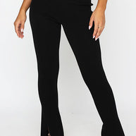 WW | Rosiedress Hohe Taille Schlitz Schlaghosen Skinny Pants