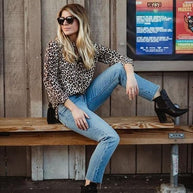 W&W |  Trendige Bluse im Leo-Muster