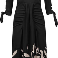 DRESSINO - Mode Kleid mit Blumendruck