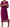 Grünes kleid mit V-Ausschnitt