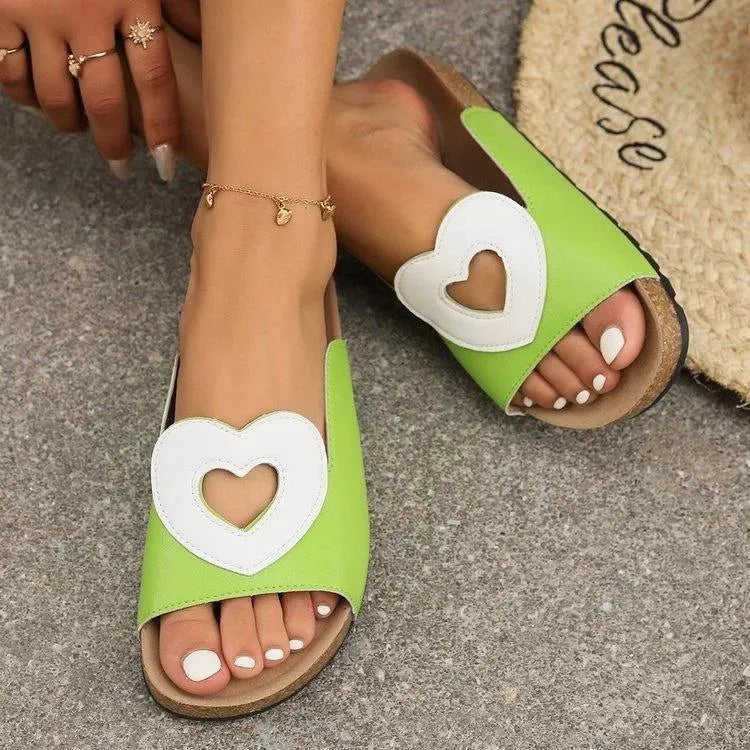 W&W Mode | Sandals Love with Heart Shape Design