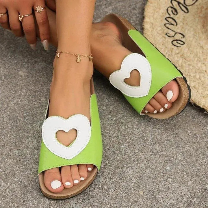 W&W Mode | Sandals Love with Heart Shape Design
