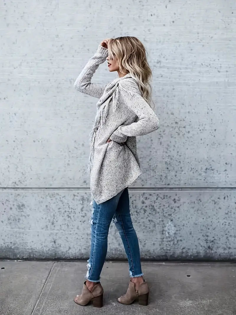 WW | Strick-Tunika-Pullover