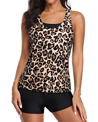 WW | Athletischer Sport Bh Und Boyshorts 3 Teilige Tankini Badeanzüge